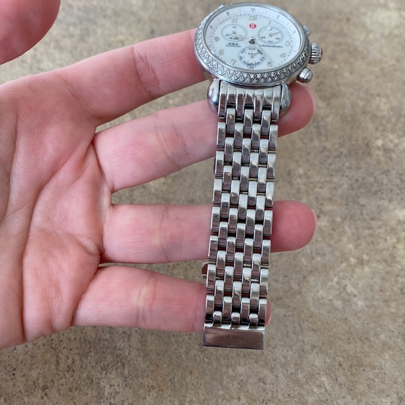 MICHELE CSX Chronograph Diamond Bezel Ladies Watch - MW03M01A1025 - Picture 3 of 16